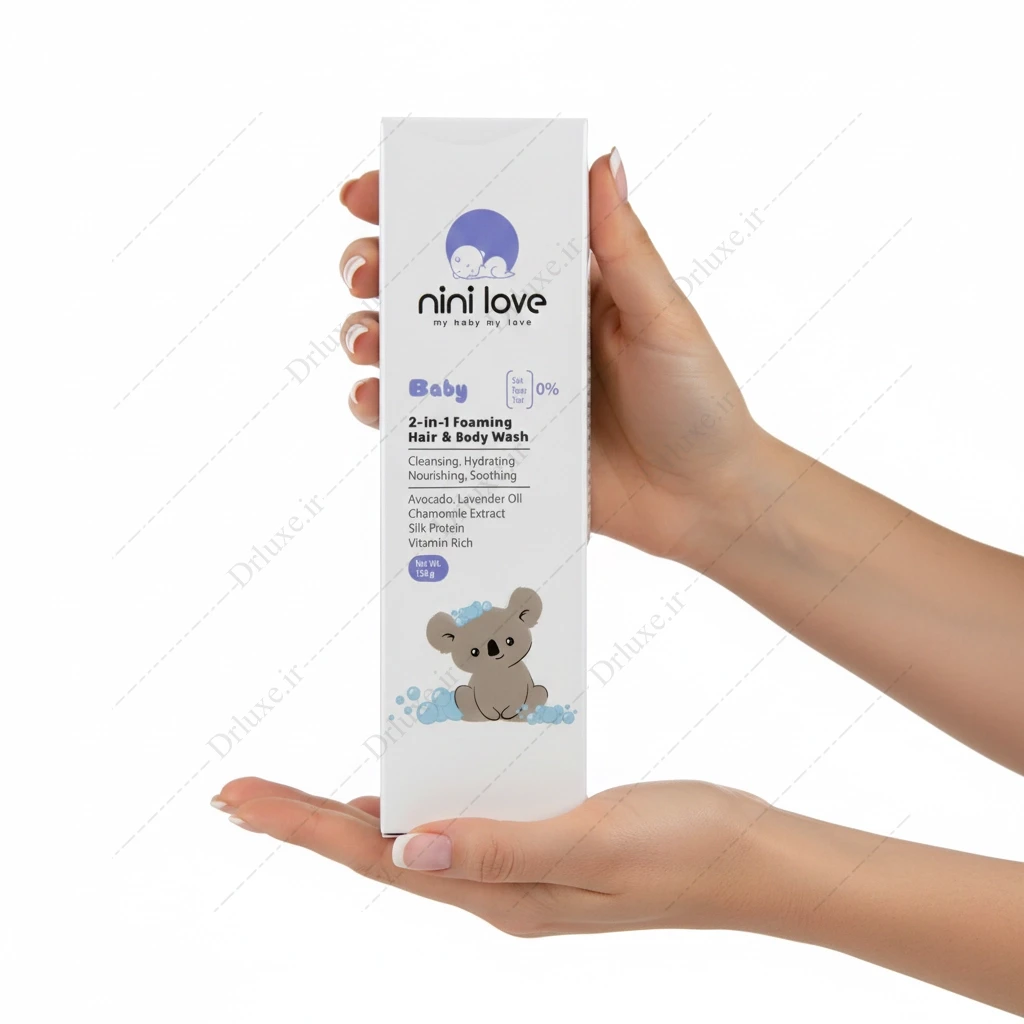 شامپو فوم سر و بدن کودک نی نی لاو